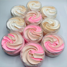 Load image into Gallery viewer, 1oz Samples Size Whipped Body Butters in Designer Duplicate Fragrance for women!!!
